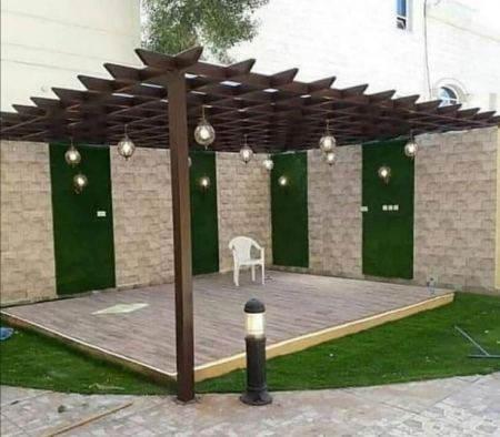 مظلات جلسات للفلل والاستراحات في مكة