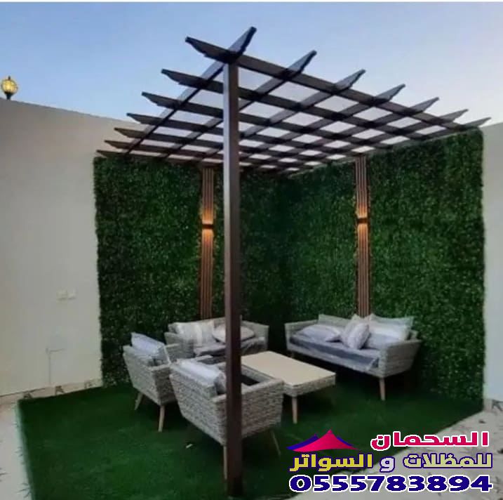 تركيب مظلات حدائق اشكال وتصاميم جديدة بالرياض