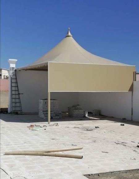 شركة تركيب مظلات قماش وسواترفي منى وعرفه مكة