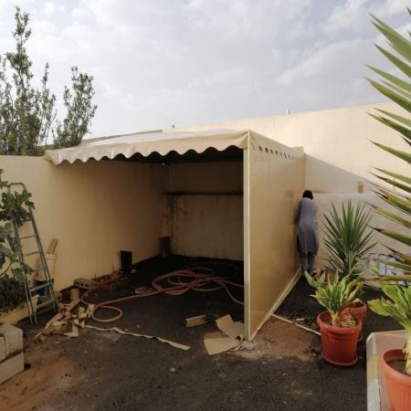 تركيب مظلات وسواتر البدائع القصيم افضل الاسعار 