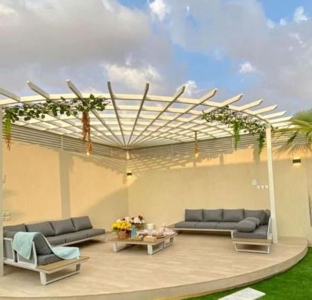 احدث صور مظلات حدائق وجلسات خارجية تركيب بالرياض
