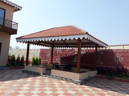 سقف قرميد فلل في مكة وعرفة مني