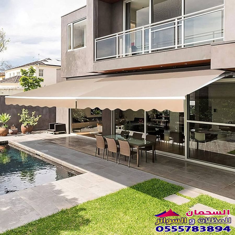 تركيب مظلات حي العوالي في مكه 