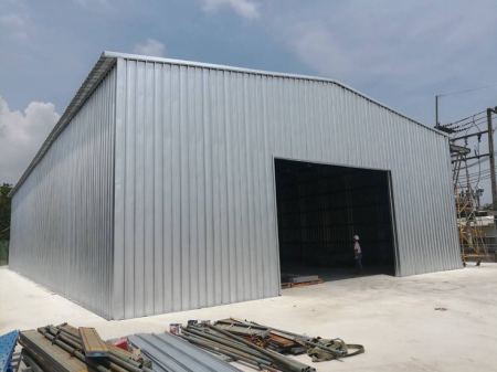 تركيب هناجر حديد شينكو في مكة 